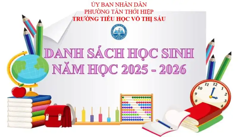DANH SÁCH HỌC SINH NĂM HỌC 2025 - 2026
