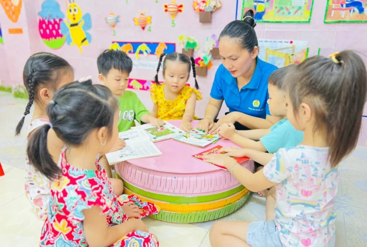 Thư viện xanh – Không gian học tập sáng tạo cho trẻ mầm non