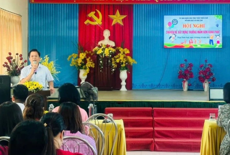 Sở Giáo dục và đào tạo TP. Huế tổ chức Hội nghị chuyên đề xây dựng “Trường mầm non hạnh phúc”