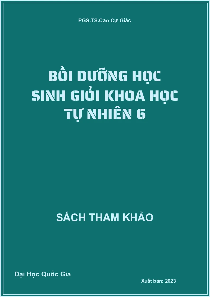 Bồi Dưỡng Học Sinh Giỏi Khoa Học Tự Nhiên 6