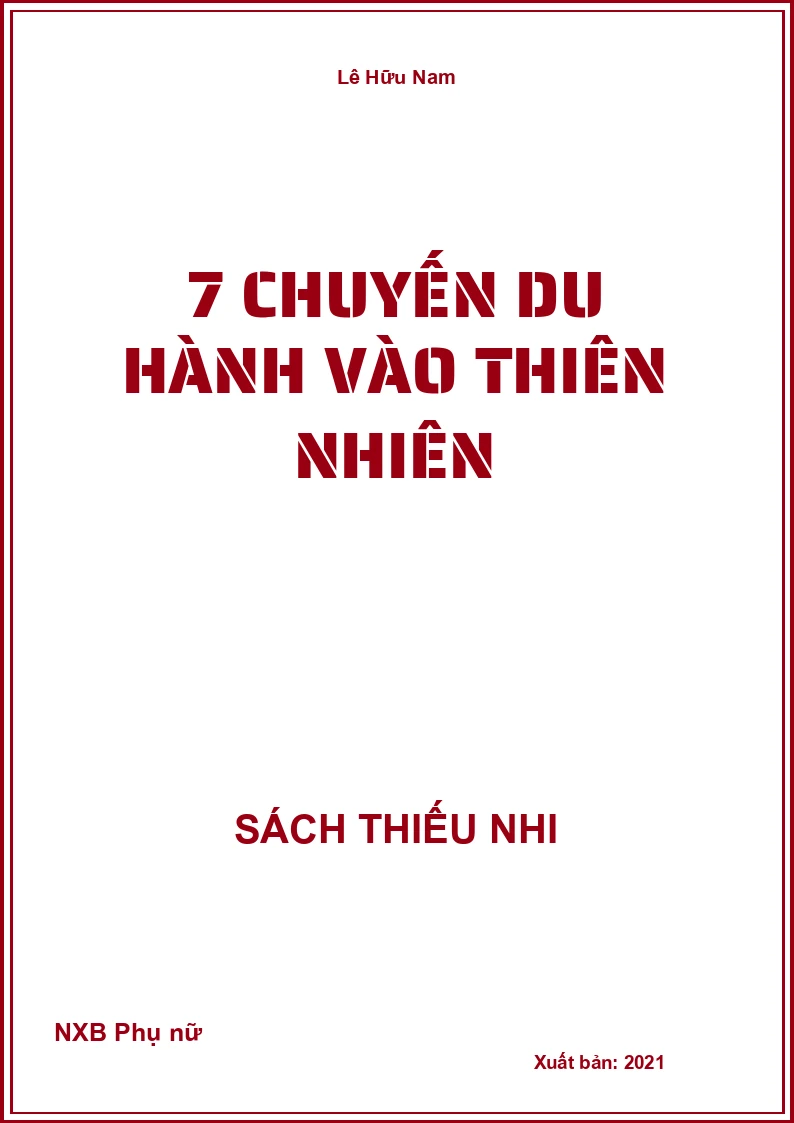 7 chuyến du hành vào thiên nhiên