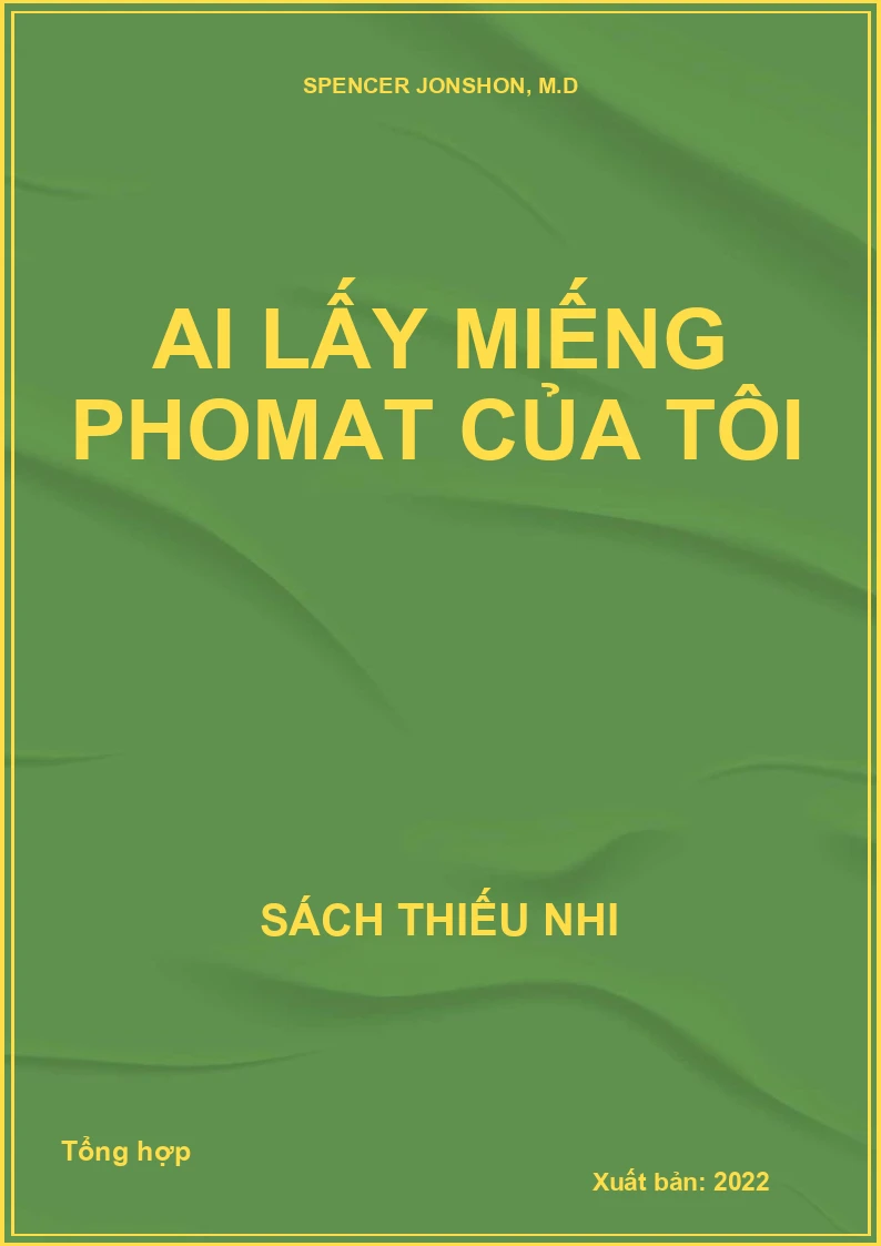 Ai lấy miếng phomat của tôi