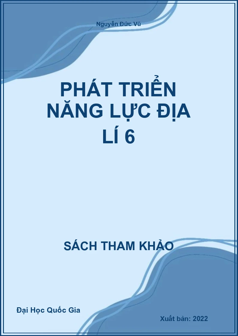 Phát Triển Năng Lực Địa Lí 6