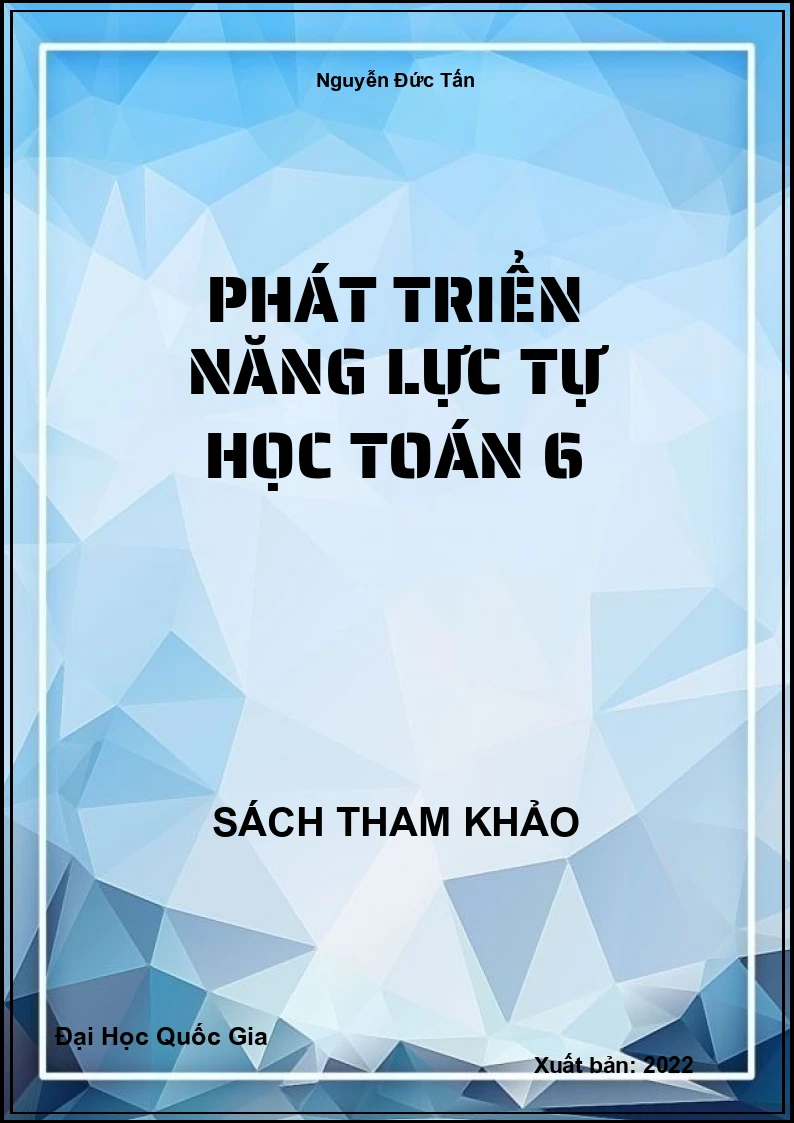 Phát Triển Năng Lực Tự Học Toán 6