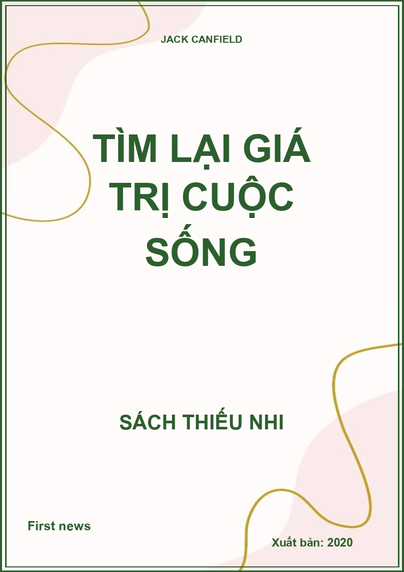 Tìm lại giá trị cuộc sống