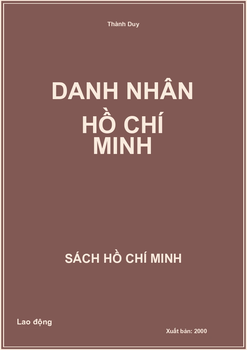 Danh nhân Hồ Chí Minh