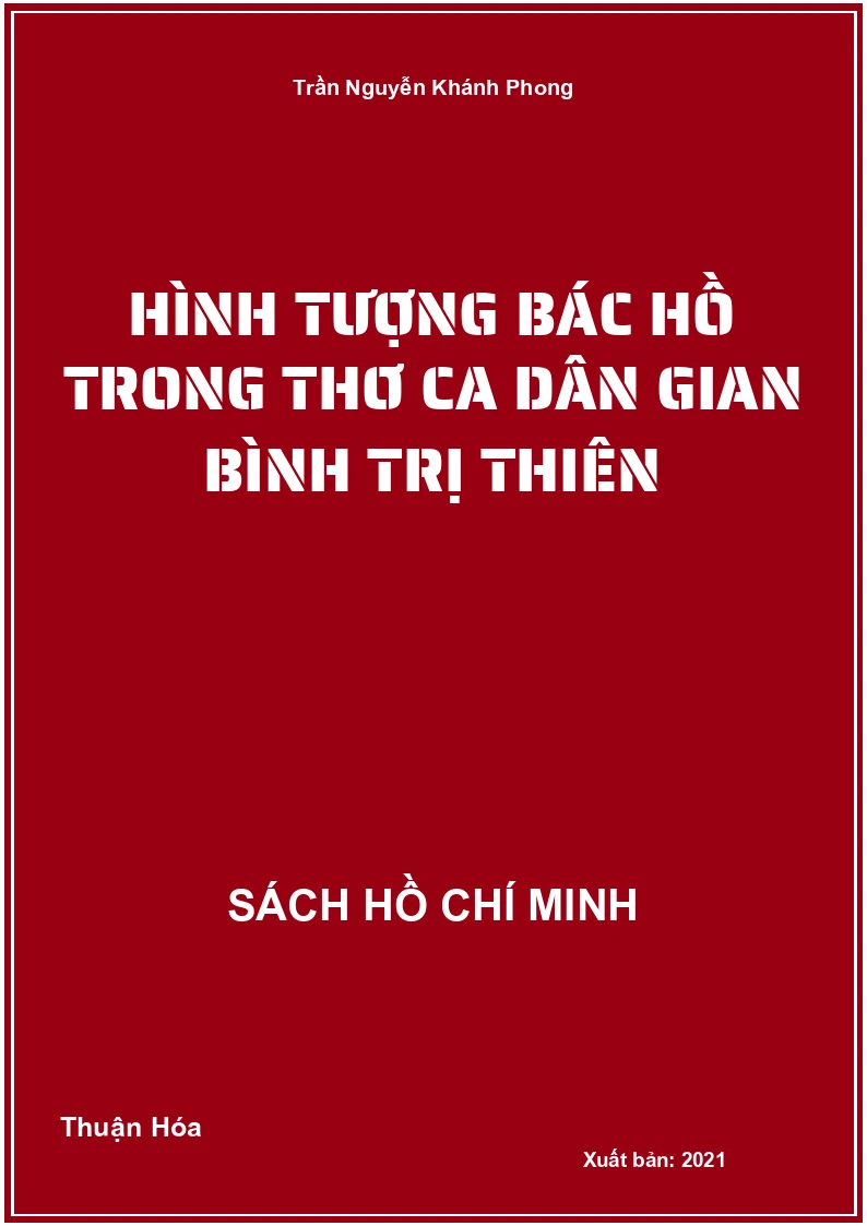 Hình tượng Bác Hồ trong thơ ca dân gian Bình Trị Thiên