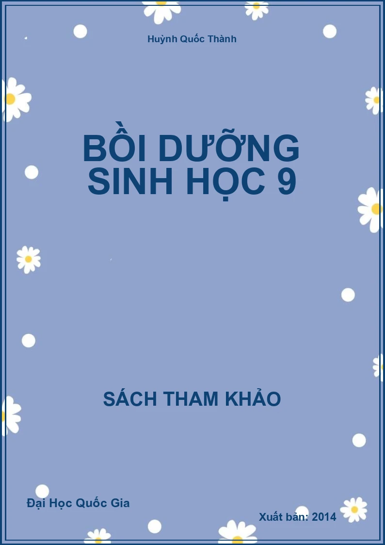 Bồi dưỡng Sinh học 9