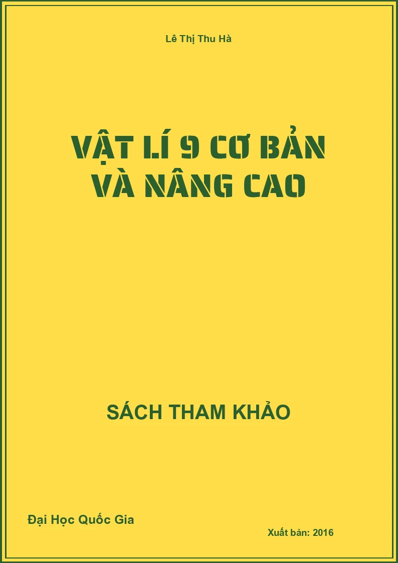 Vật lí 9 cơ bản và nâng cao