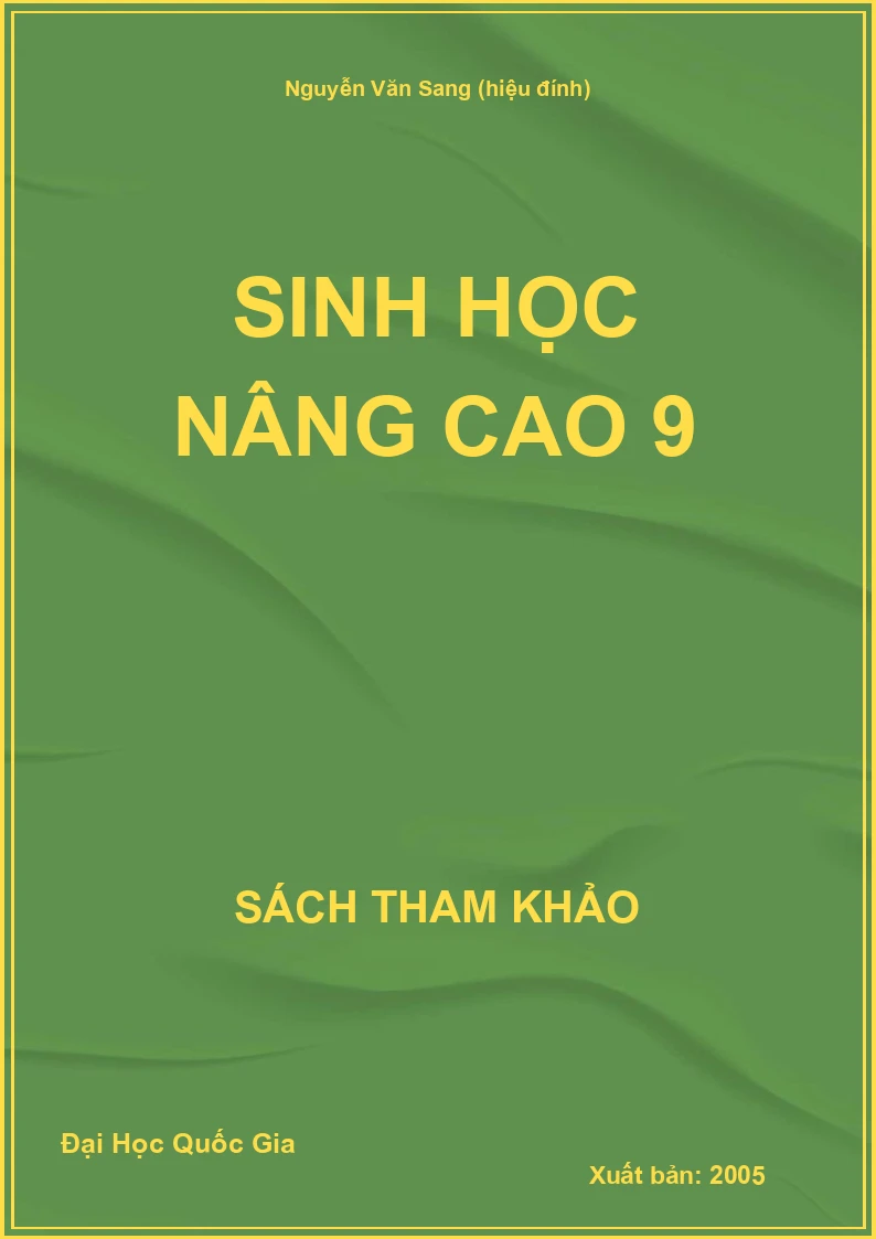 Sinh học nâng cao 9