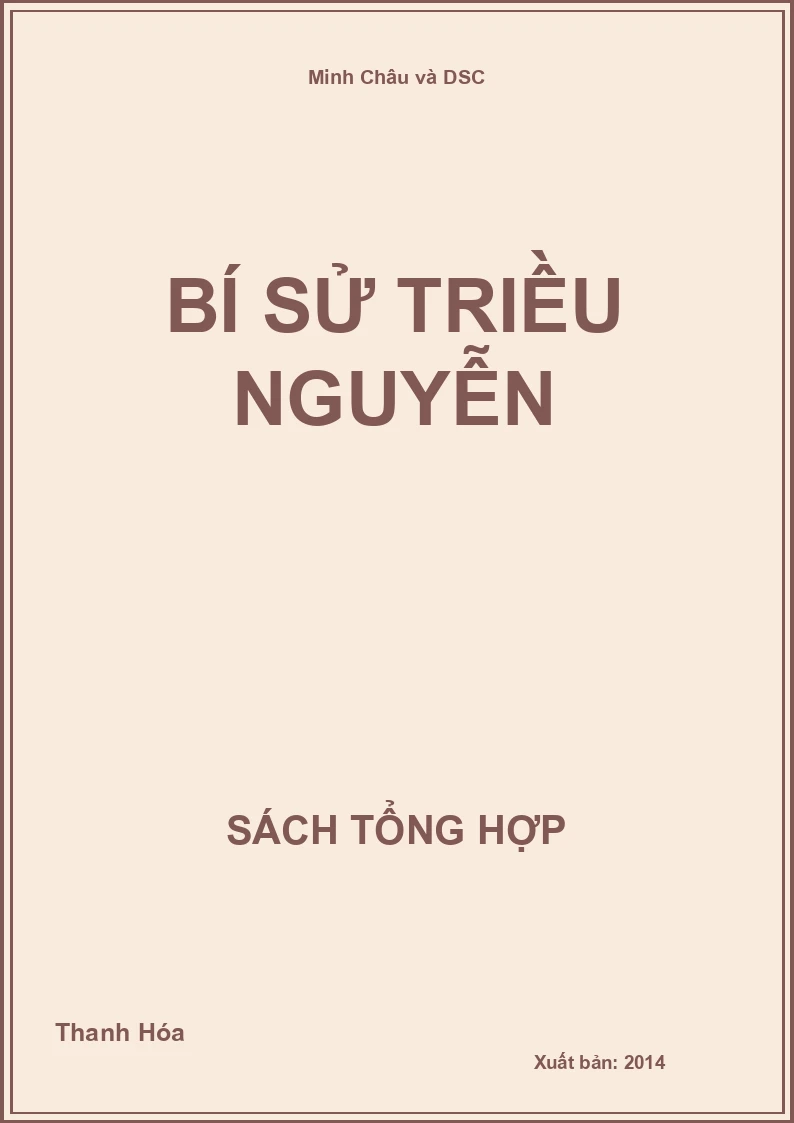 Bí sử Triều Nguyễn