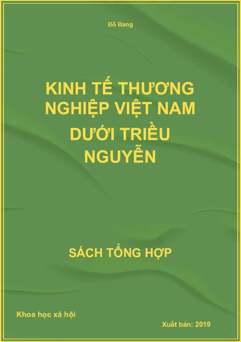 Kinh tế thương nghiệp Việt Nam dưới triều Nguyễn
