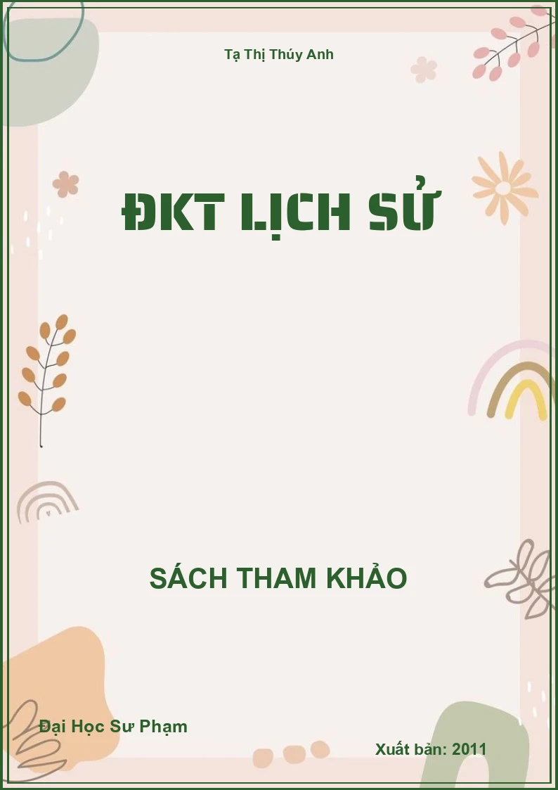 ĐKT Lịch sử