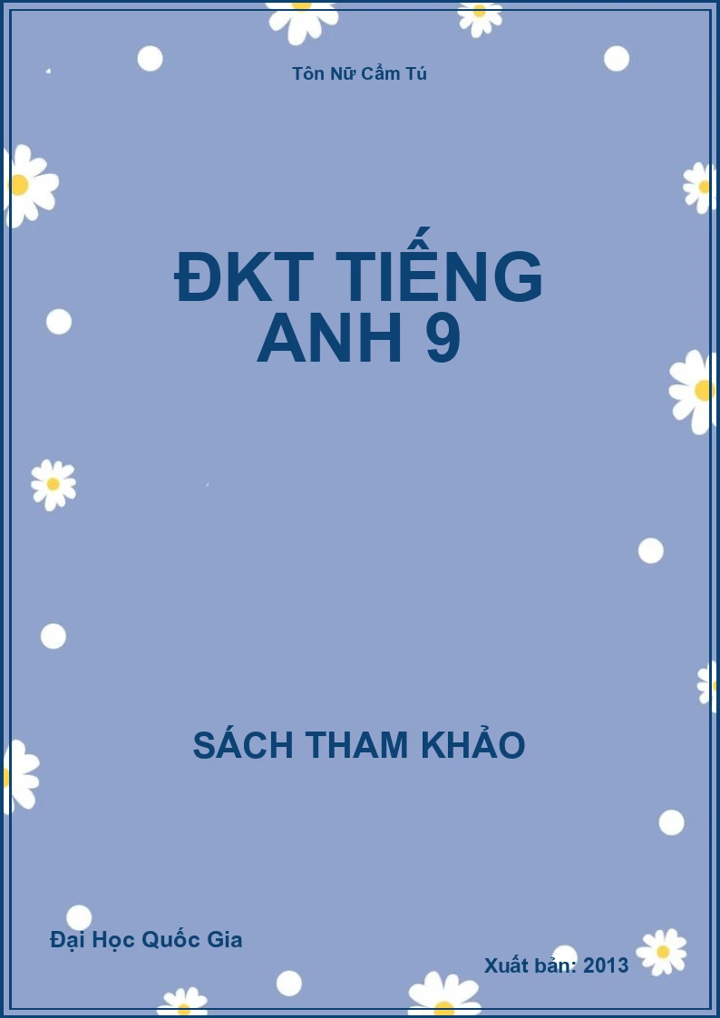 ĐKT Tiếng Anh 9
