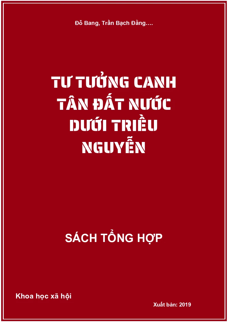Tư tưởng canh tân đất nước dưới triều Nguyễn