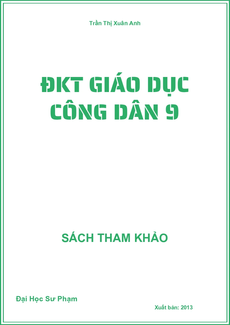 ĐKT Giáo dục công dân 9