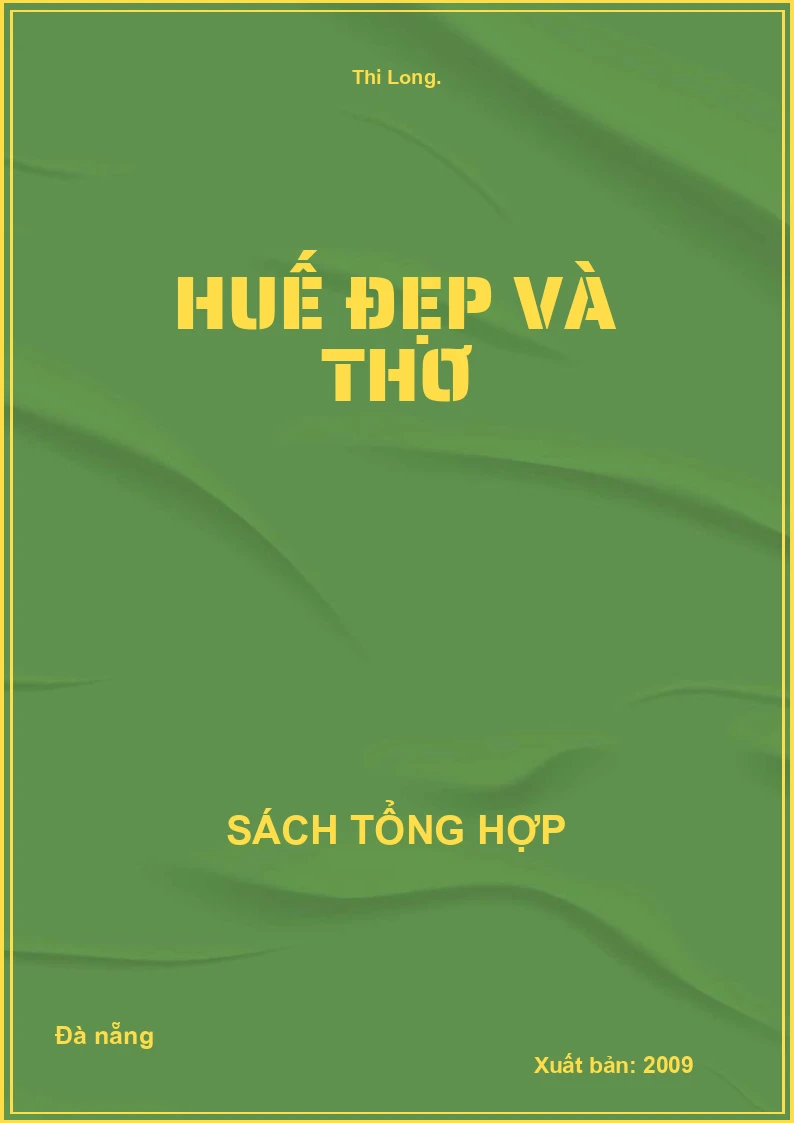 Huế Đẹp và thơ