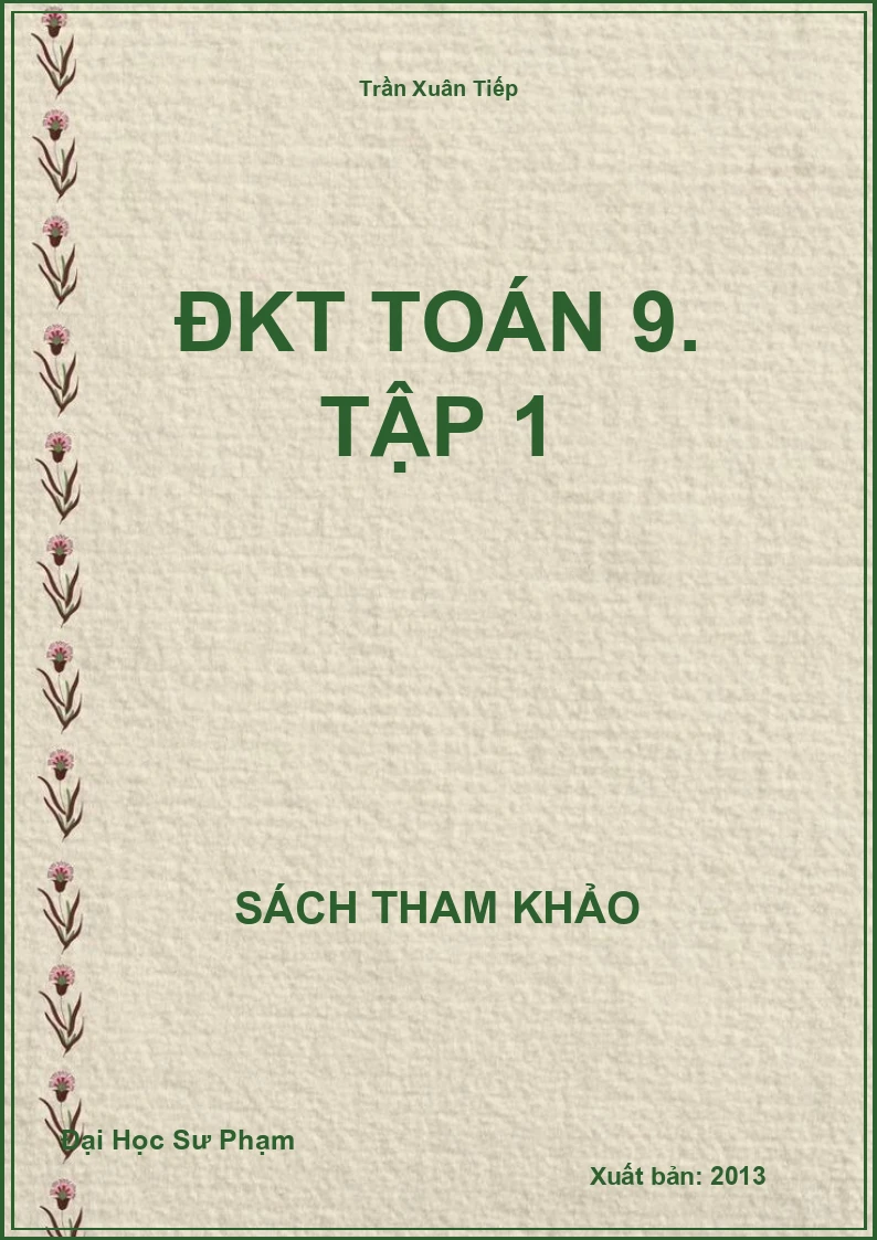 ĐKT Toán 9. Tập 1