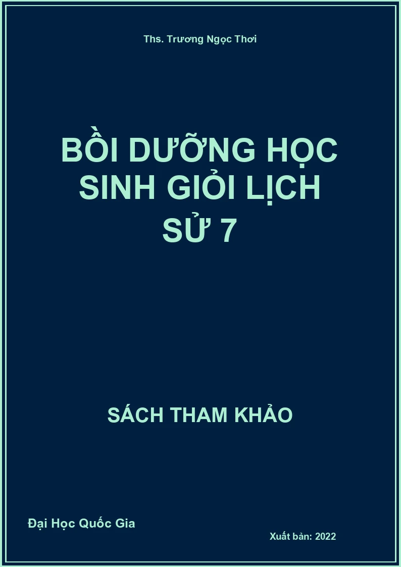 Bồi dưỡng học sinh giỏi Lịch sử 7