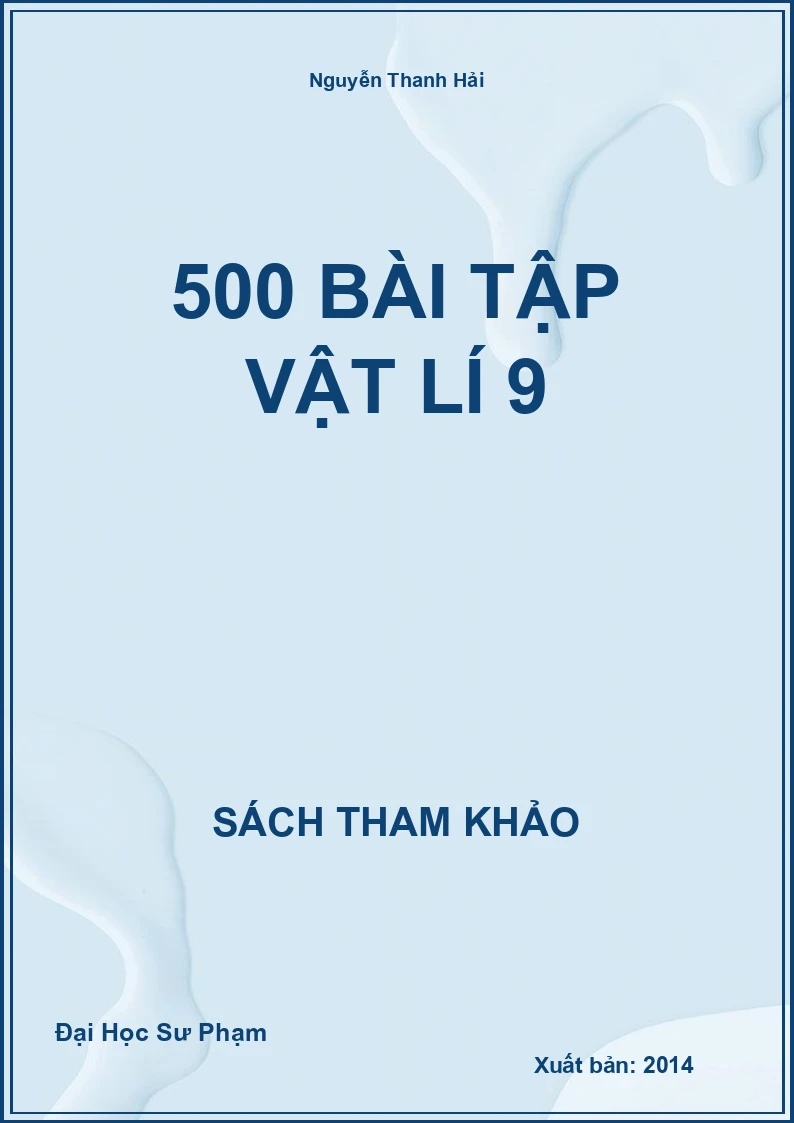 500 bài tập Vật lí 9