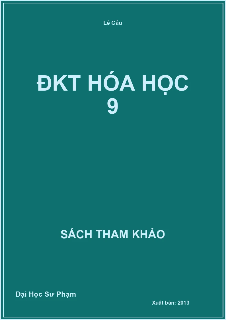 ĐKT Hóa học 9