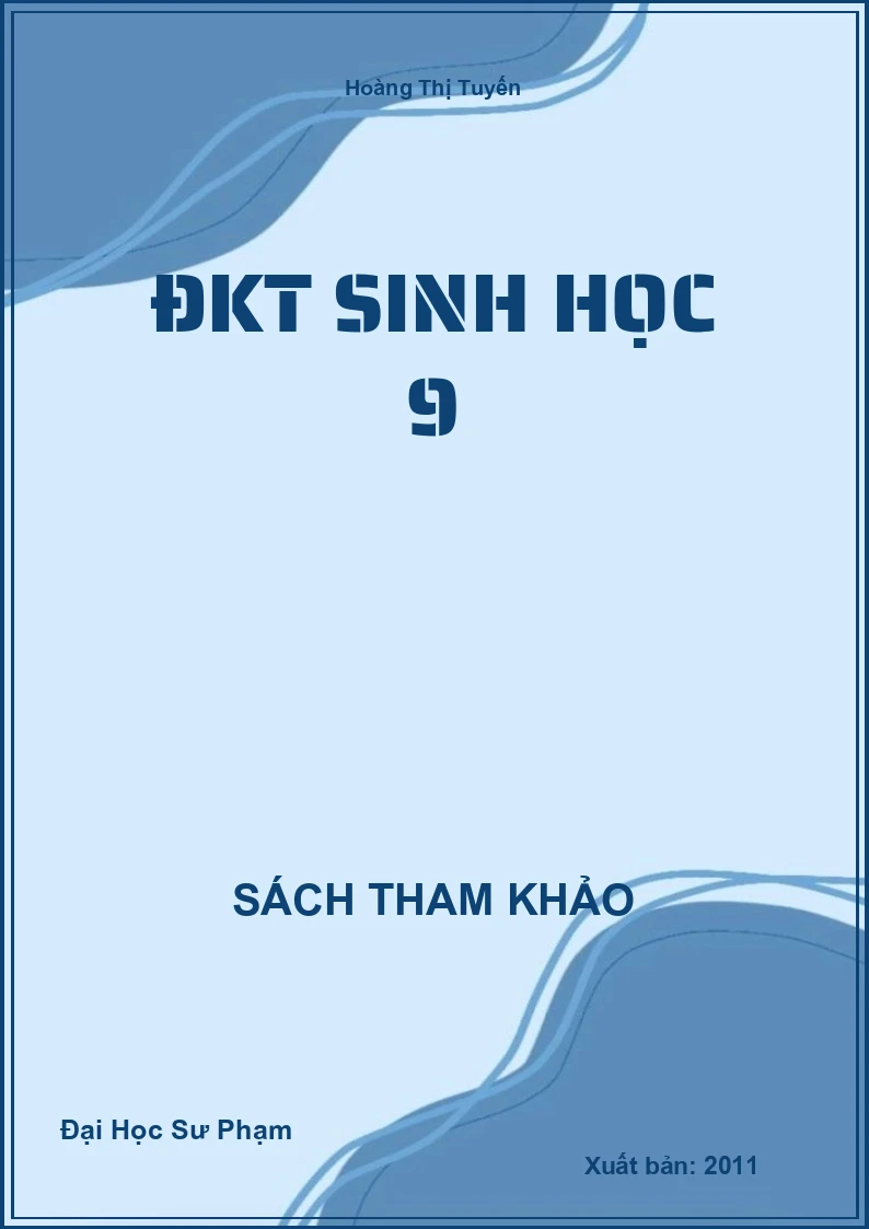 ĐKT Sinh học 9