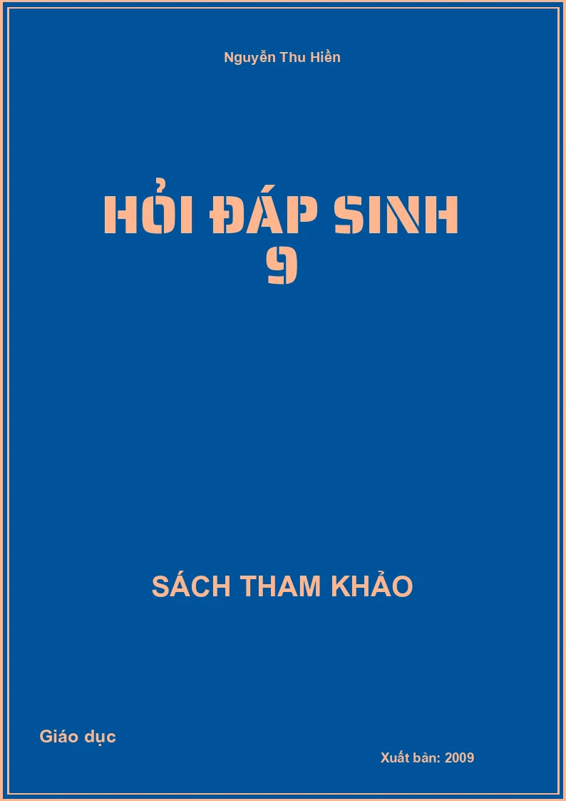 Hỏi đáp Sinh 9