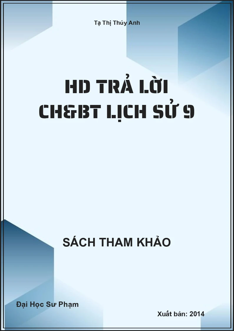 HD trả lời CH&BT Lịch sử 9
