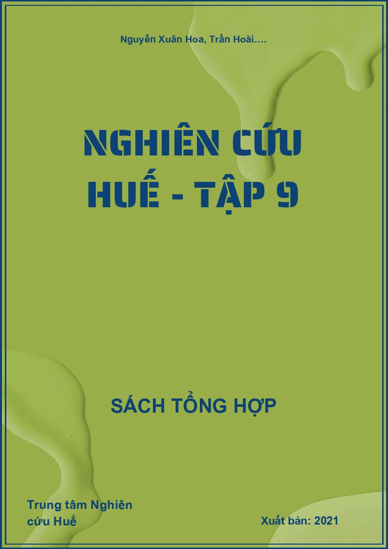 Nghiên cứu Huế - TẬP 9