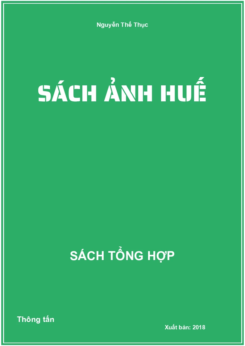 Sách ảnh Huế