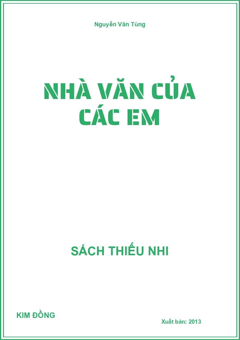Nhà văn của các em