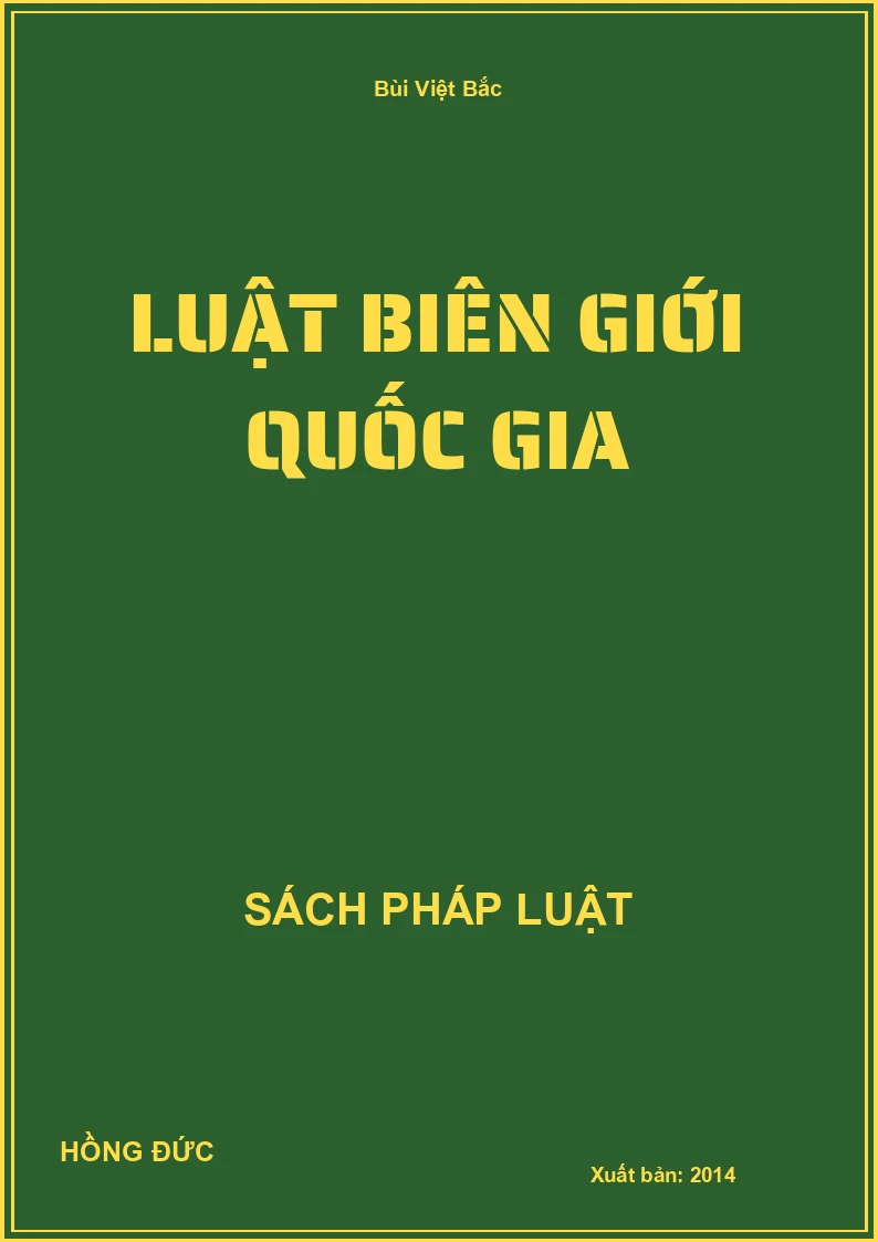 Luật biên giới quốc gia