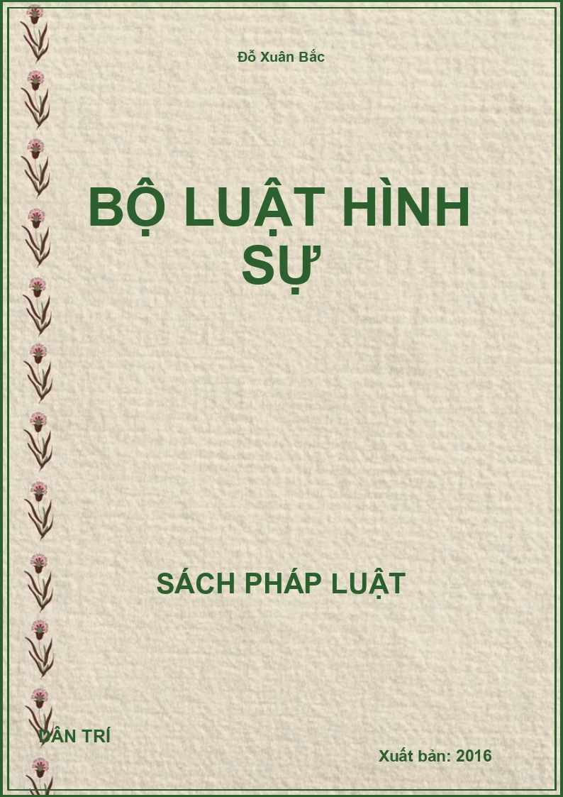 Bộ luật Hình sự