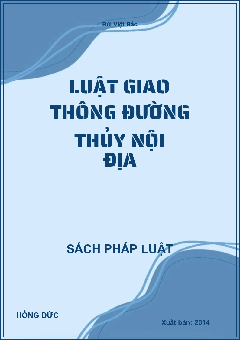 Luật giao thông đường thủy nội địa