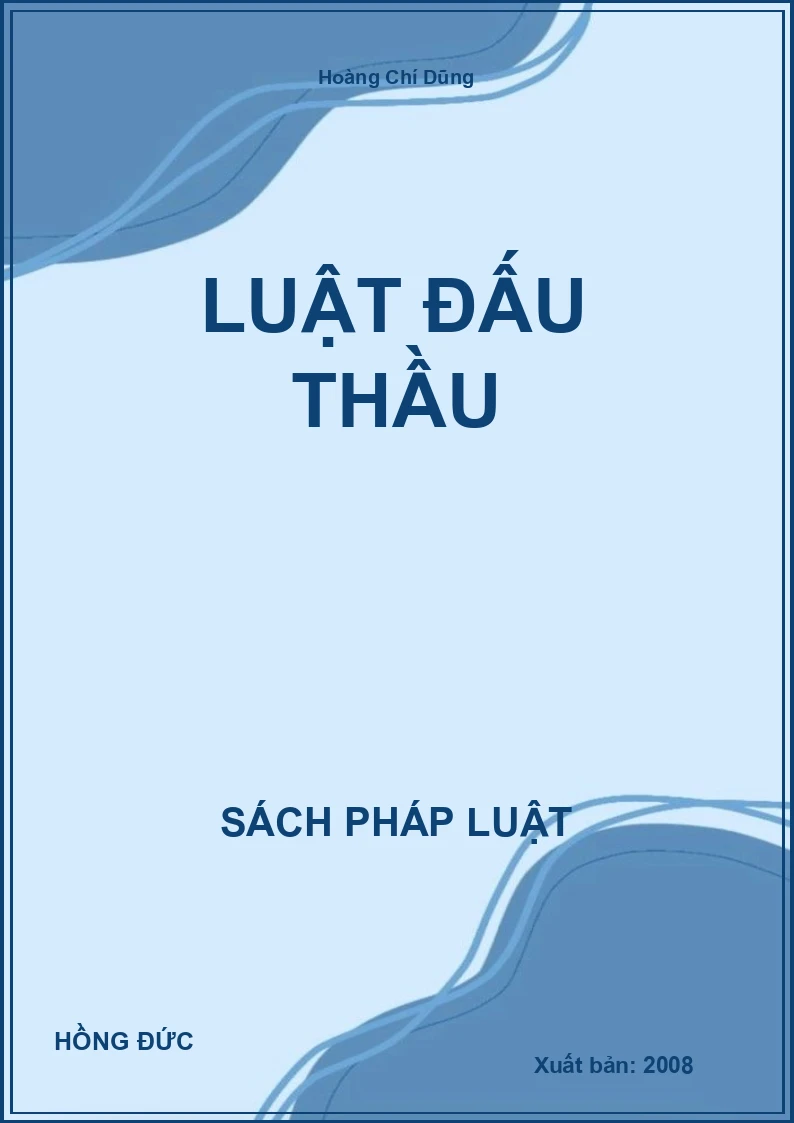 Luật đấu thầu