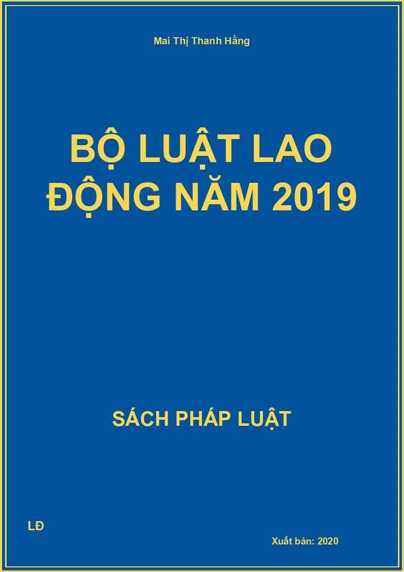 Bộ luật lao động năm 2019