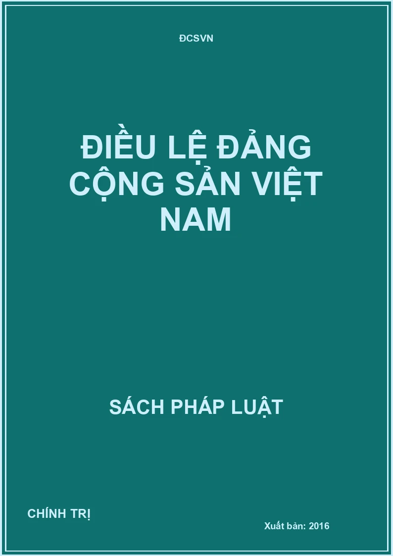 Điều lệ Đảng Cộng Sản Việt Nam
