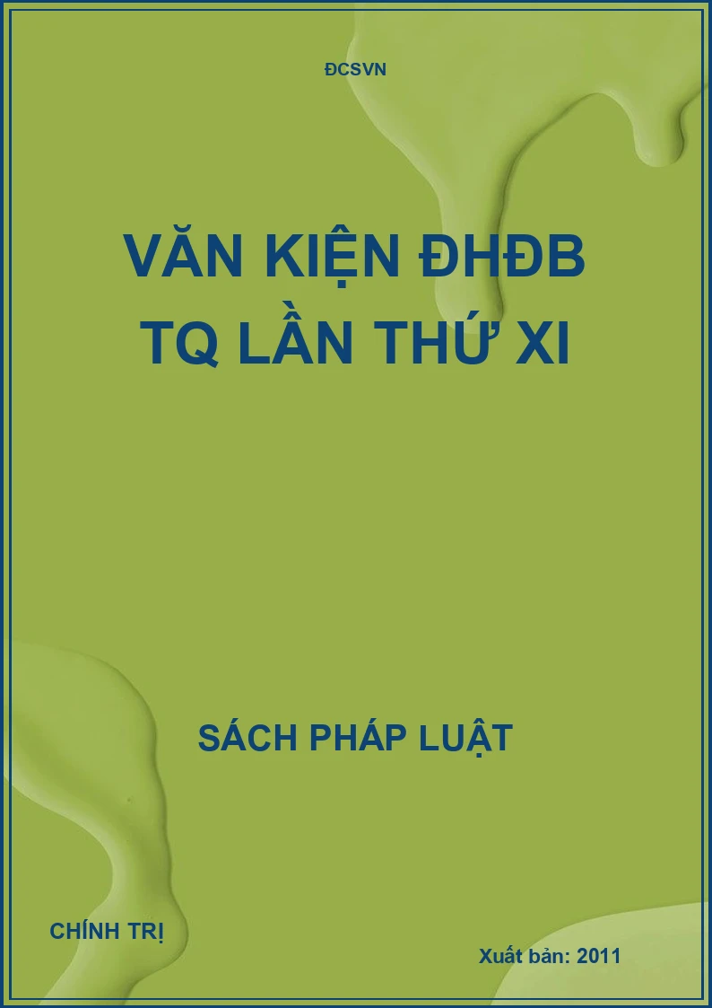 Văn kiện ĐHĐB TQ lần thứ XI