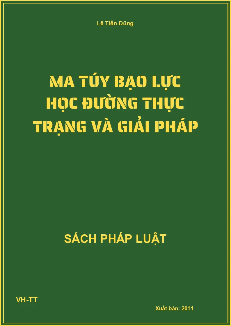 Ma túy bạo lực học đường thực trạng và giải pháp