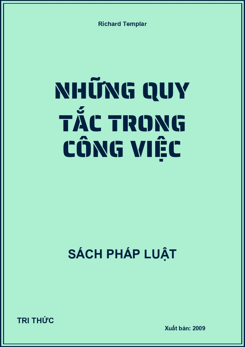 Những quy tắc trong công việc