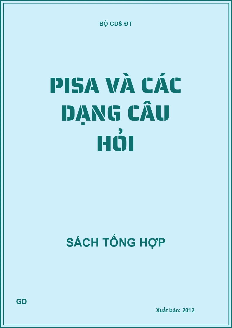 Pisa và các dạng câu hỏi
