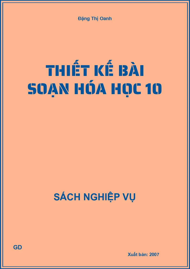 Thiết kế bài soạn hóa học 10