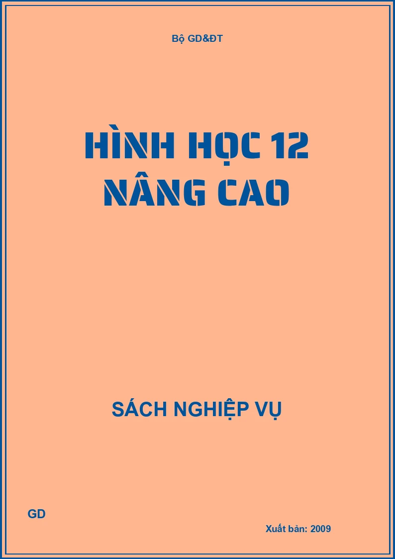 Hình học 12 nâng cao