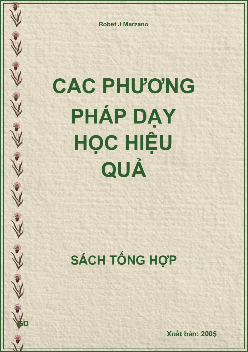 Cac phương pháp dạy học hiệu quả