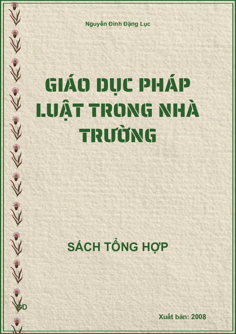 Giáo dục pháp luật trong nhà trường