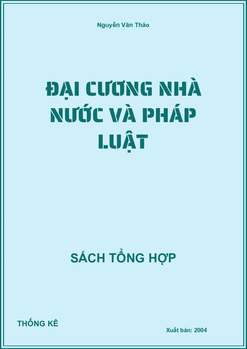 Đại cương nhà nước và pháp luật