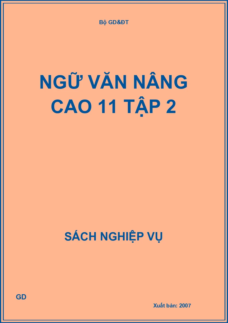 Ngữ văn nâng cao 11 tập 2