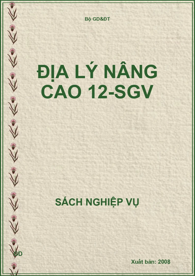 Địa lý nâng cao 12-SGV