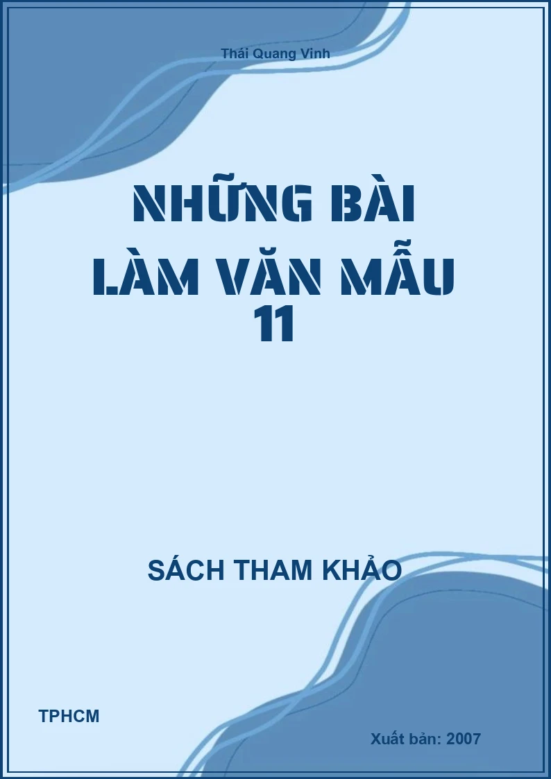 Những bài làm văn mẫu 11
