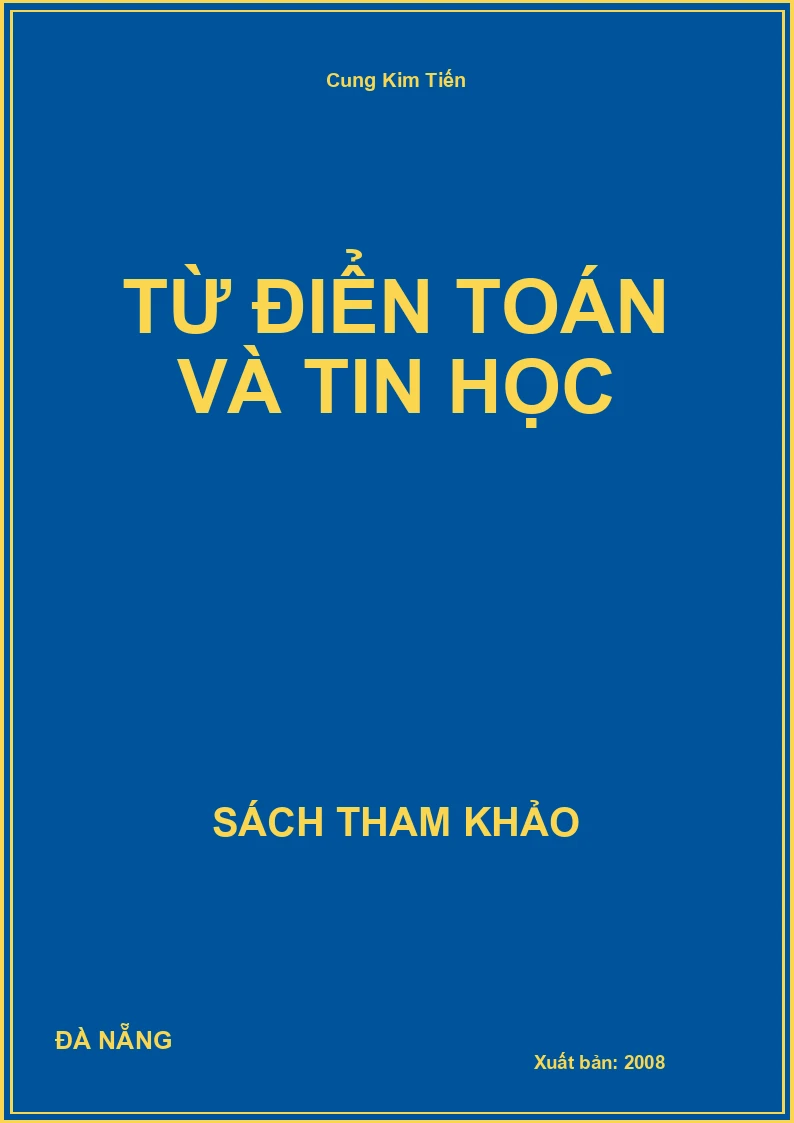 Từ điển toán và tin học